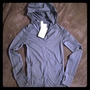 Fabletics seamless zip up hoodie